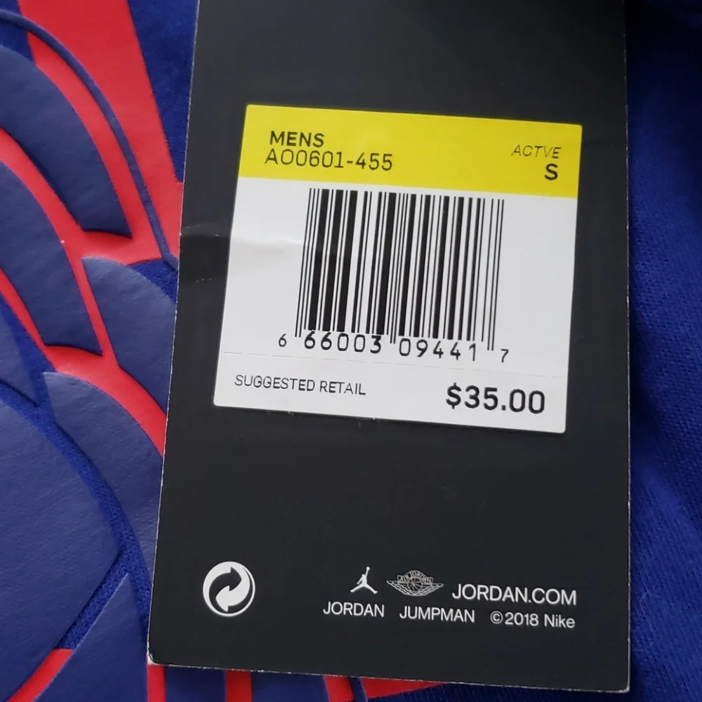 NWT Air Jordan Shirt Size S